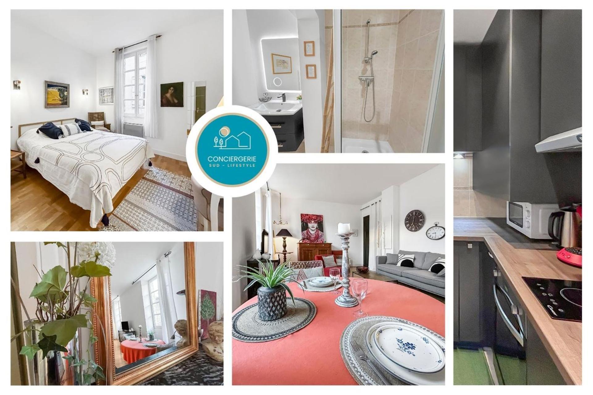 Apartamento Nid Douillet Au Coeur D'Uzès Exterior foto
